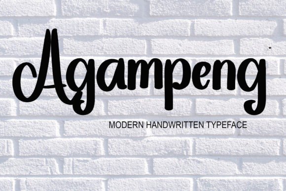 Agampeng Brings Bold Handwritten Character to Branding Projects
