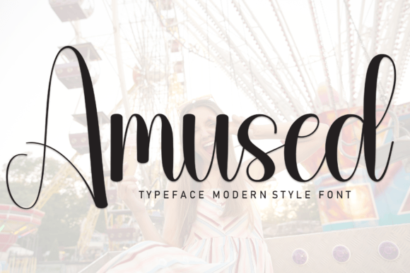 Amused Font: A Handwritten Typeface for Editorial Projects