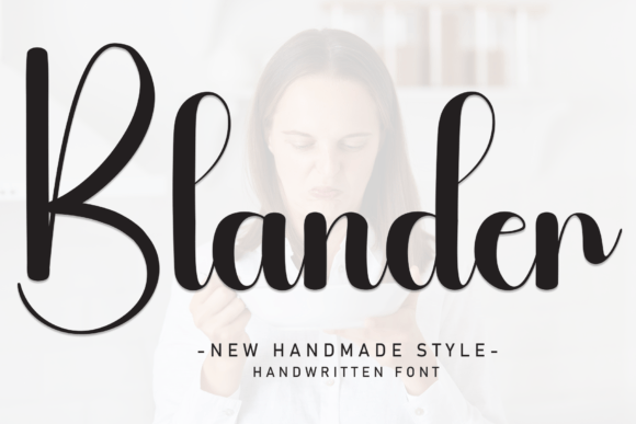 Blander Font Brings Handwritten Charm to Handmade Products