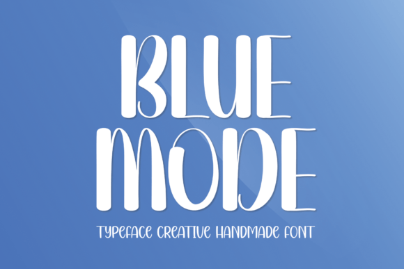 Blue Mode: A Handwritten Font for Crafters Who Want Warmth and Readability