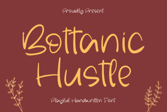 Bottanic Hustle Brings Handwritten Warmth to Modern Web Design