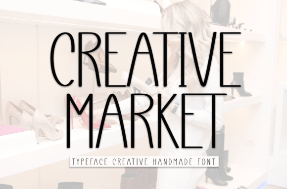Creative Market Font: Handwritten Charm for Your Small Business