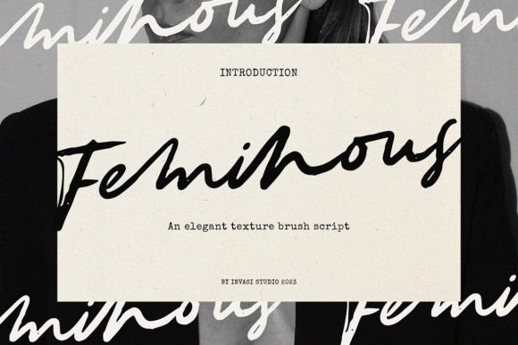 Feminous Font Brings Elegance to Editorial Design