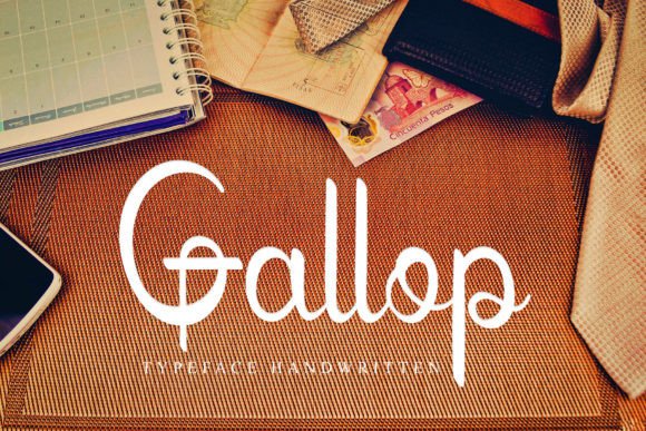 Gallop: A Handwritten Font for Editorial Design and Publishing