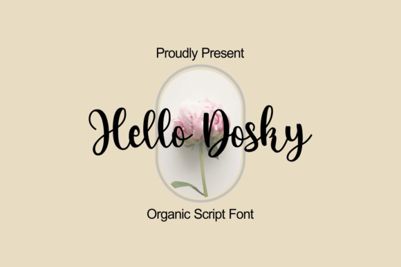 Hello Dosky: A Handwritten Font That Brings Warmth to Editorial Design