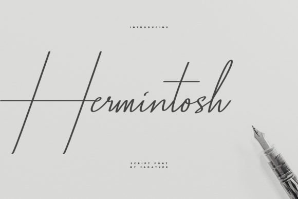 Hermintosh: The Handwritten Font That Elevates Your Craft Projects