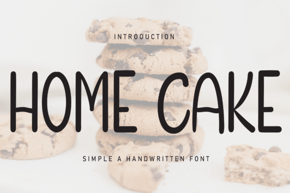 Home Cake Font Brings Warmth to Branding Projects