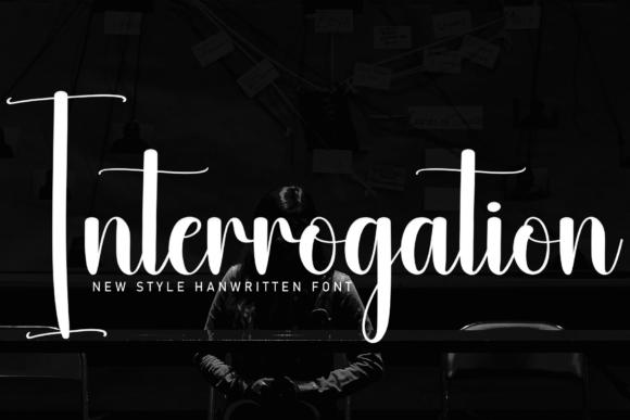 Interrogation: A Handwritten Font That Brings Warmth to Editorial Design