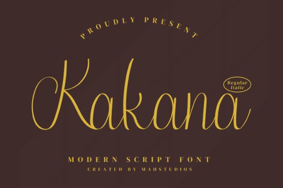 Kakana: A Handwritten Font for Editorial Design