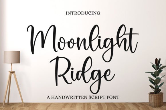 Moonlight Ridge: A Refined Script Font for Brand Design