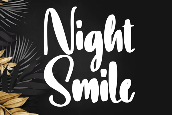Night Smile Font: A Bold Script for Campaign Design