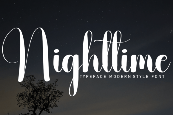 Nighttime Font Review: A Handwritten Script for Campaigns
