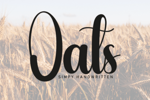 Oats: A Handwritten Font for Polished Small Business Branding