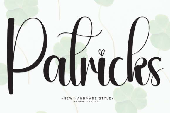 Patricks: A Handwritten Display Font for Small Business Branding