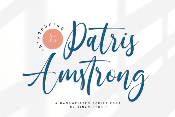 Patris Amstrong: A Handwritten Font for Warm Editorial Design