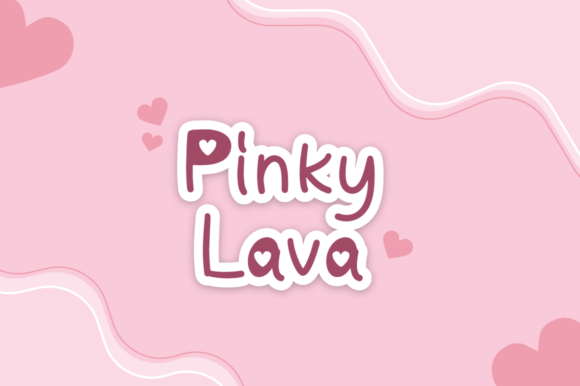 Pinky Lava Font Brings Heartfelt Charm to Handmade Products