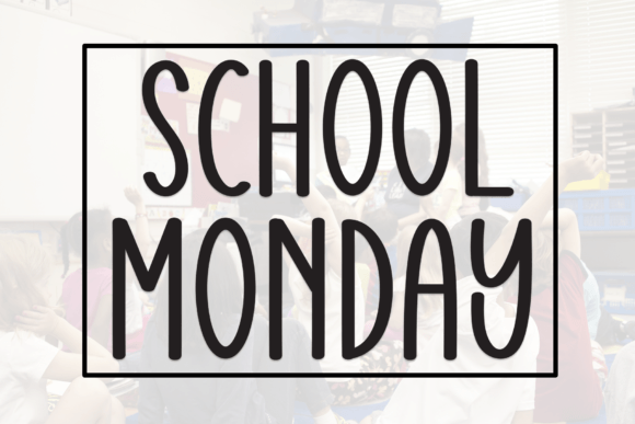 School Monday Font Review for Editorial Layouts