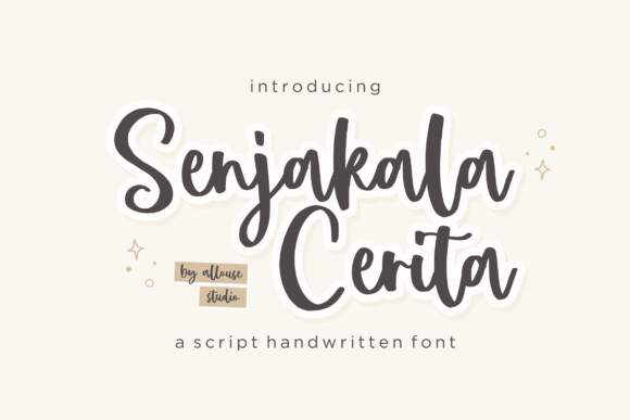 Senjakala Cerita: A Playful Display Font for Web Design