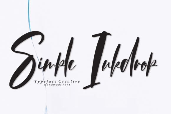 Why Simple Inkdrop Font Works in Web Design